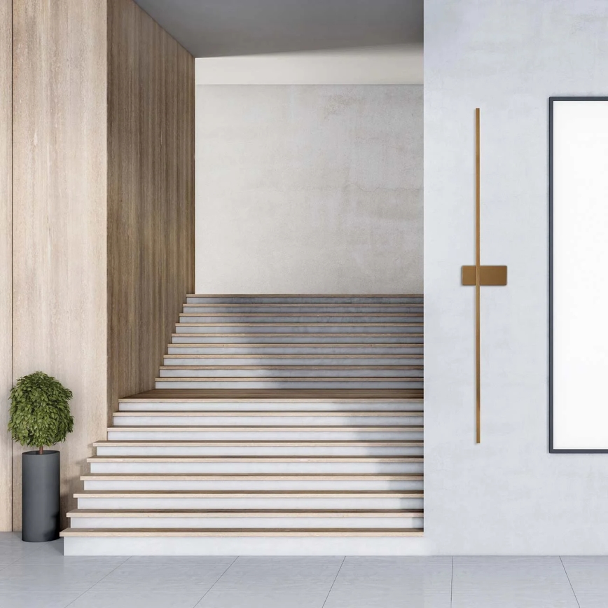 LED Wall Light AISHA LED/20W/230V 4000K 120 cm Gold