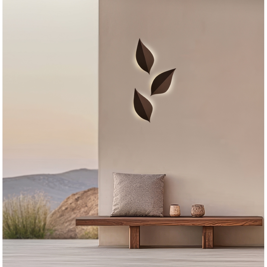 LED Wall Light AMALFI LED/10W/230V brown