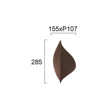 LED Wall Light AMALFI LED/10W/230V brown