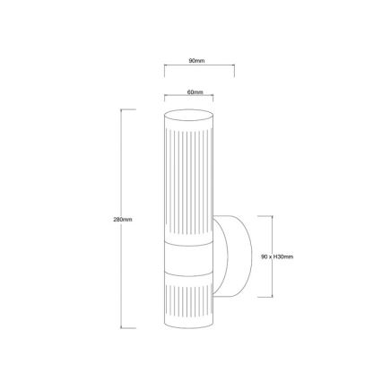 LED Wall Light AMBIENTE LED/6W/230V 3000/4000/6000K Gold