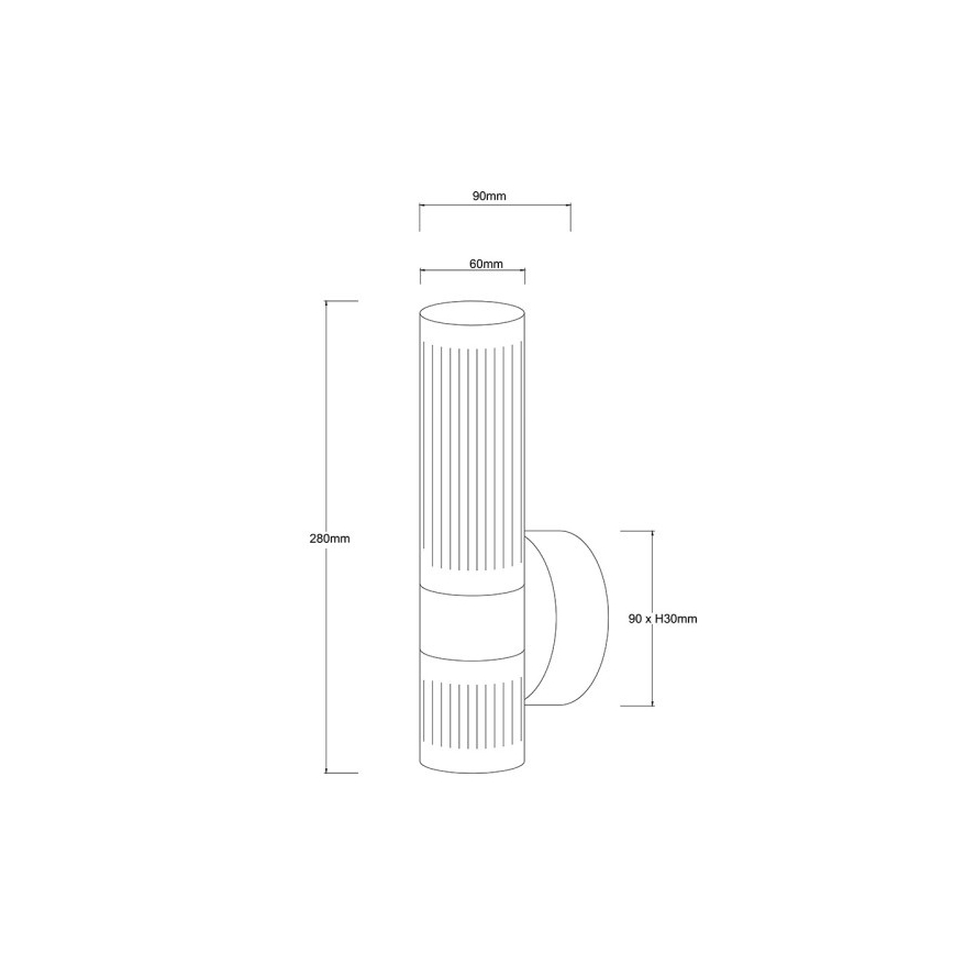 LED Wall Light AMBIENTE LED/6W/230V 3000/4000/6000K Gold