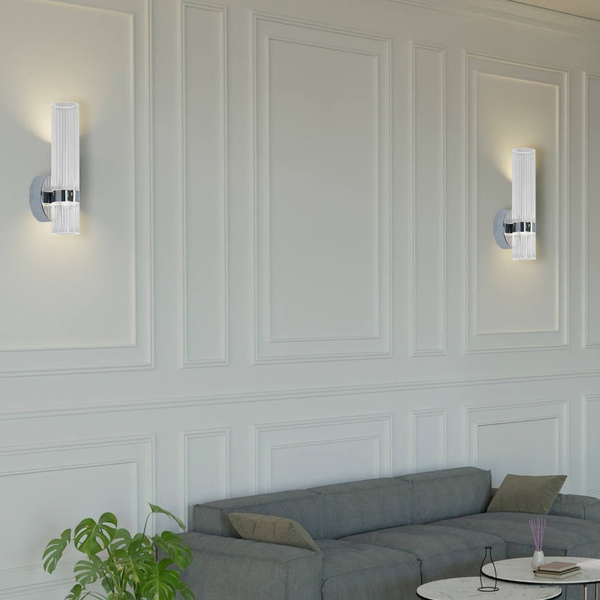 LED Wall Light AMBIENTE LED/6W/230V 3000/4000/6000K Polished Chrome