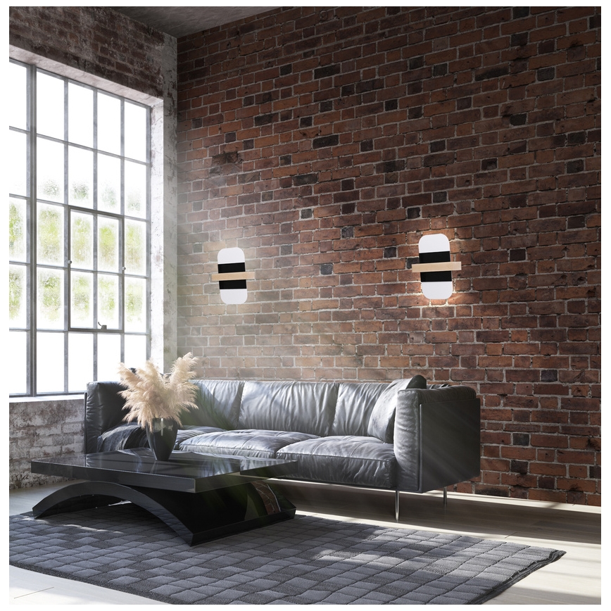 LED Wall light APRIL LED/6W/230V white/black
