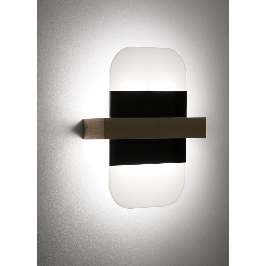 LED Wall light APRIL LED/6W/230V white/black