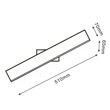 LED Wall Light BERNADETTA LED/10W/230V 4000K black