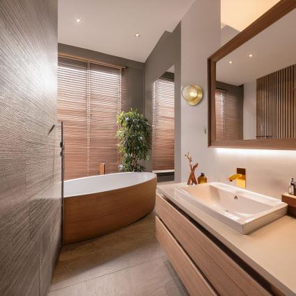 LED Wall Light BOLLA LED/3W/230V gold/smoked beige