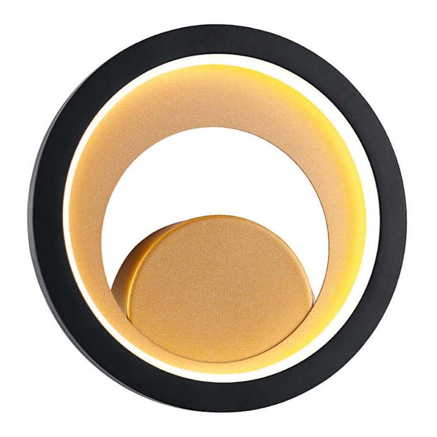 LED Wall light CRYPTIC LED/8,5W/230V black/gold