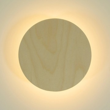 LED Wall Light DROP LED/4W/230V, birch decorative finish