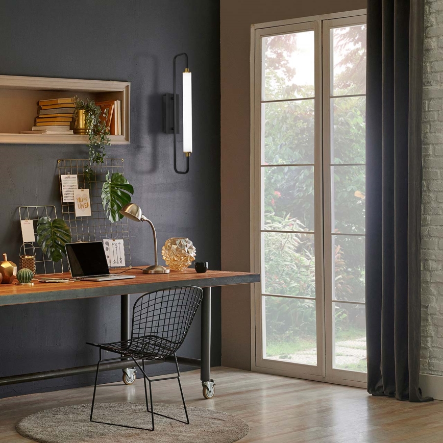 LED Wall Light FELICJA LED/14W/230V 4000K Black