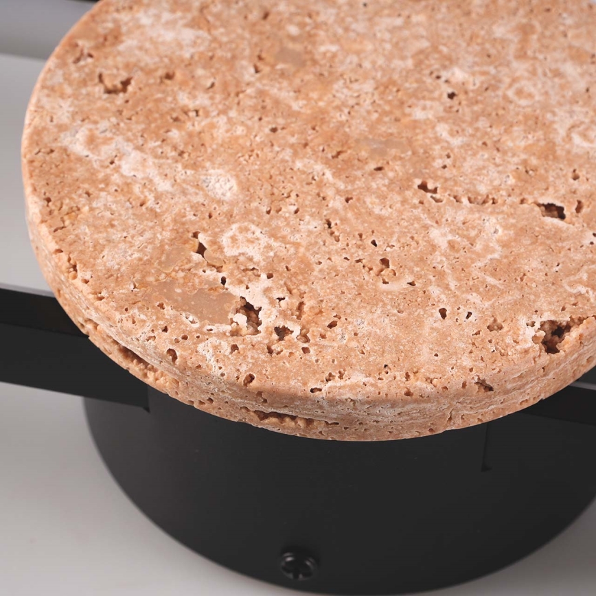 LED Wall Light FLORENTYNA LED/24W/230V 4000K black/beige