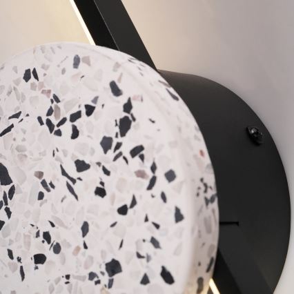 LED Wall Light FLORENTYNA LED/24W/230V 4000K black/white