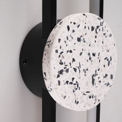 LED Wall Light FLORENTYNA LED/24W/230V 4000K black/white