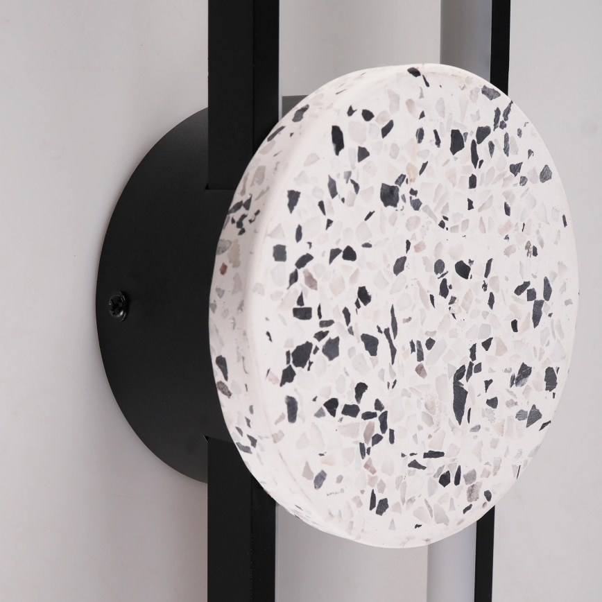 LED Wall Light FLORENTYNA LED/24W/230V 4000K black/white