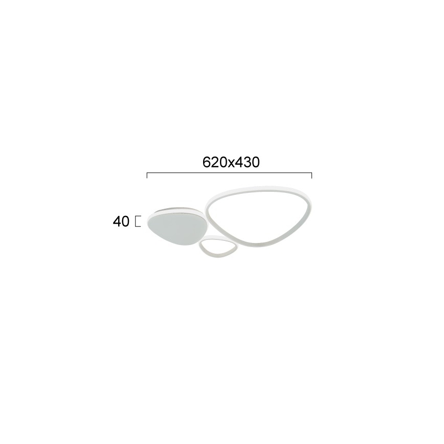 LED Wall Light HELIX LED/33W/230V Grey