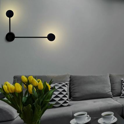 LED Wall light JOY 2xGX53/6W/230V black