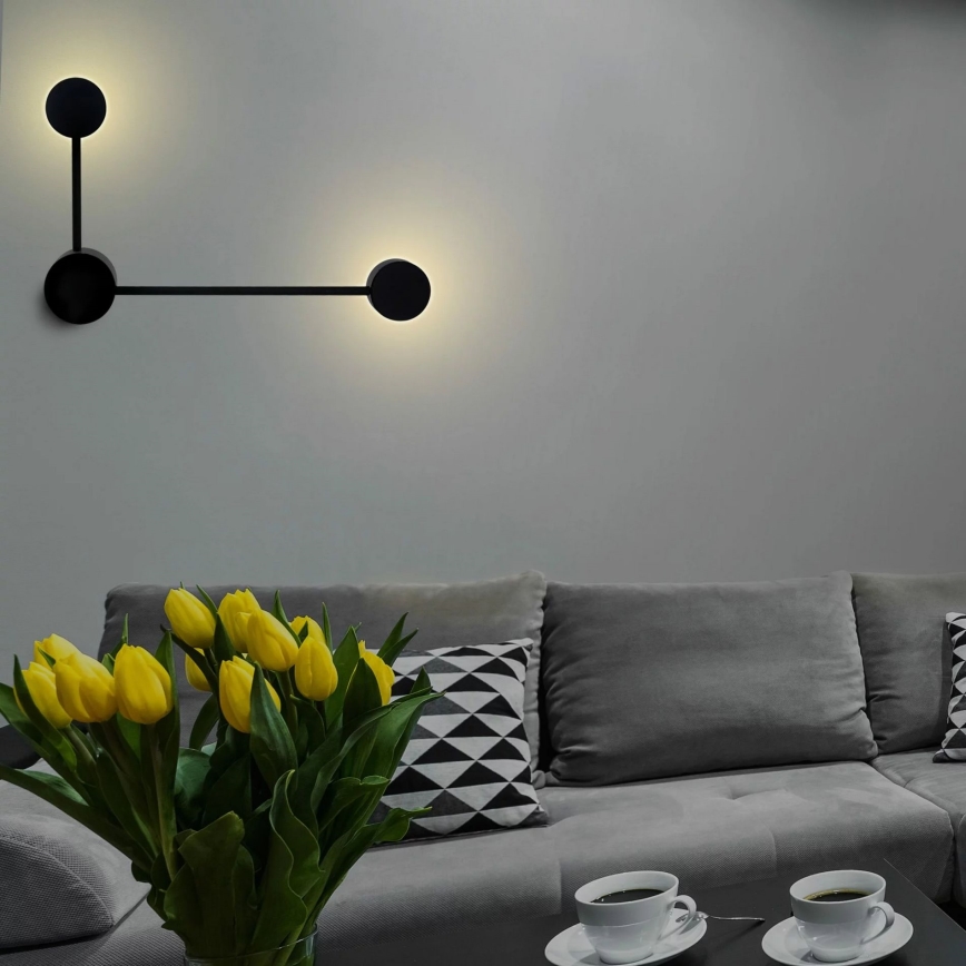 LED Wall light JOY 2xGX53/6W/230V black