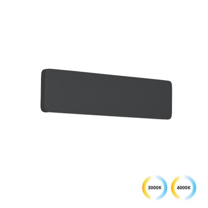 LED Wall Light KELDA LED/12W/230V 3000K/4000K Black
