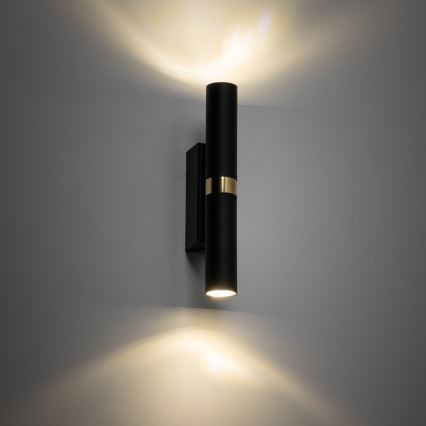 LED Wall light LAGOS 2xG9/3W/230V 4000K black/gold