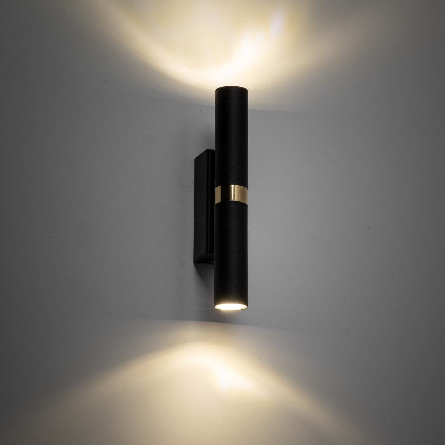 LED Wall light LAGOS 2xG9/3W/230V 4000K black/gold