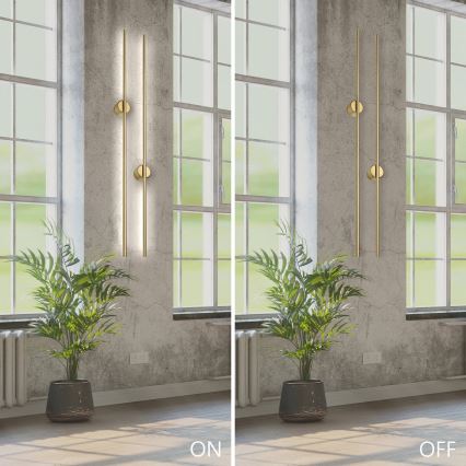 LED Wall Light LANA LED/12W/230V 4000K Matte Gold