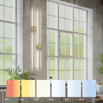 LED Wall Light LANA LED/12W/230V 4000K Matte Gold