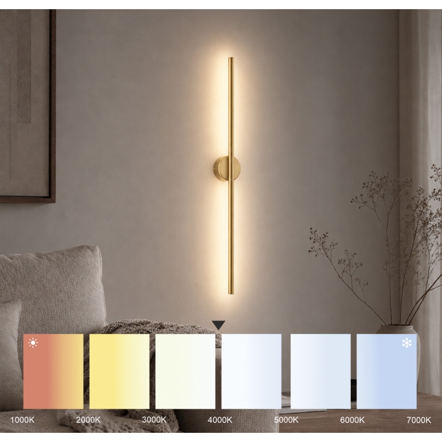 LED Wall Light LANA LED/7W/230V 4000K gold
