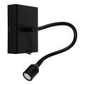 LED Wall light LECTOR LED/2,5W/230V black