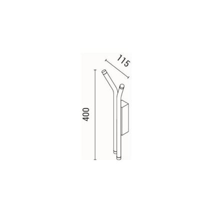 LED Wall light LED/10W/230V 3000K