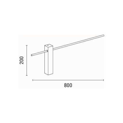 LED Wall light LED/10W/230V 3000K