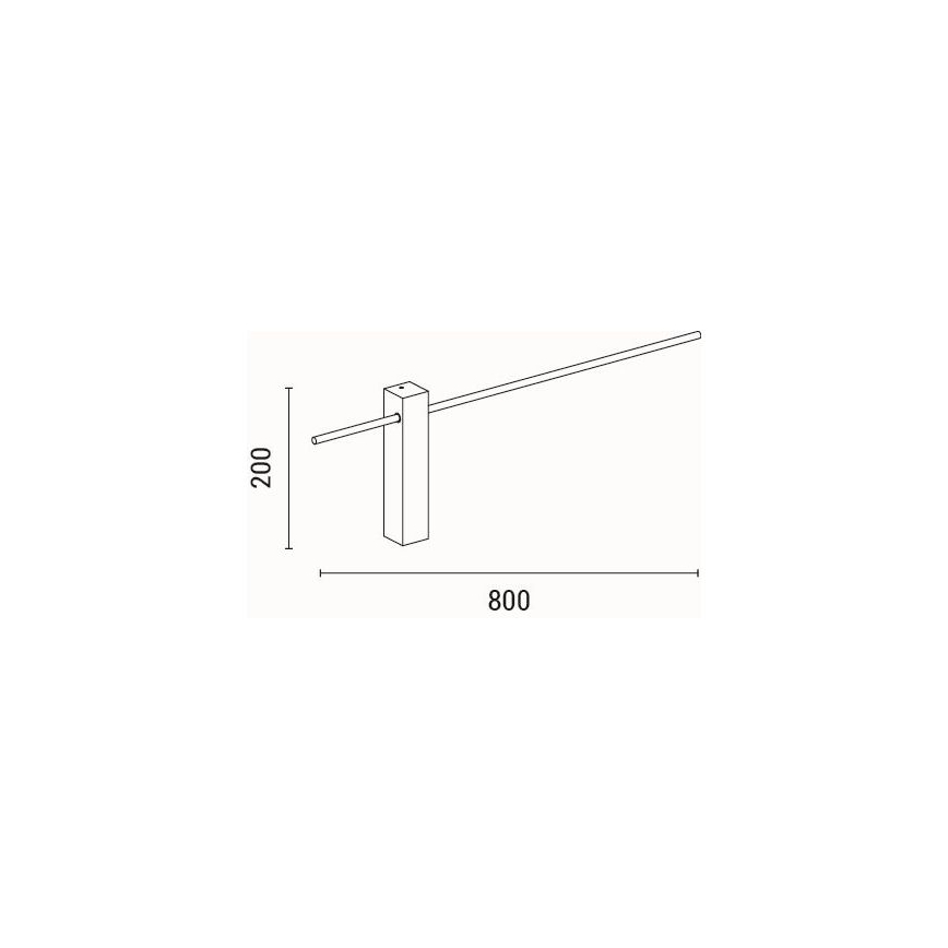 LED Wall light LED/10W/230V 3000K