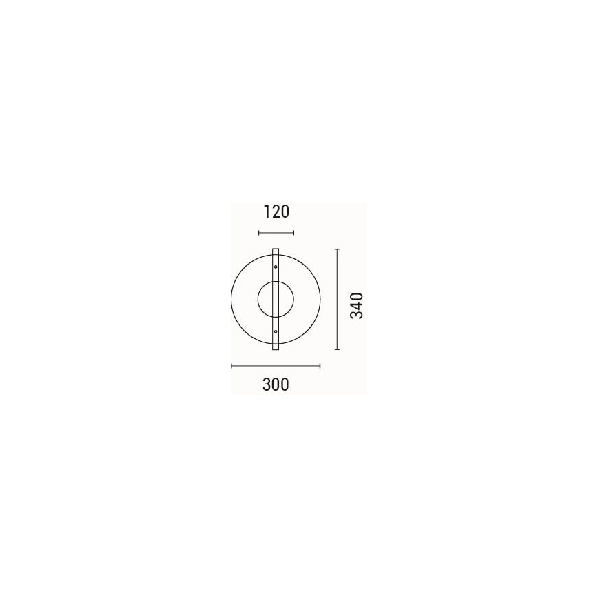 LED Wall light LED/10W/230V 3000K