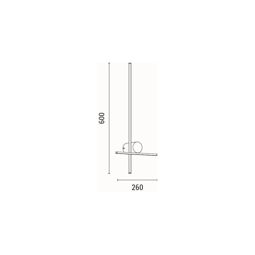 LED Wall light LED/12W/230V 3000K