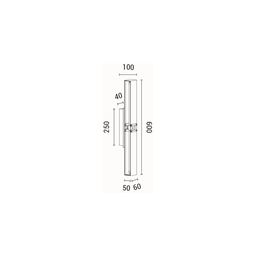 LED Wall light LED/13W/230V 3000K