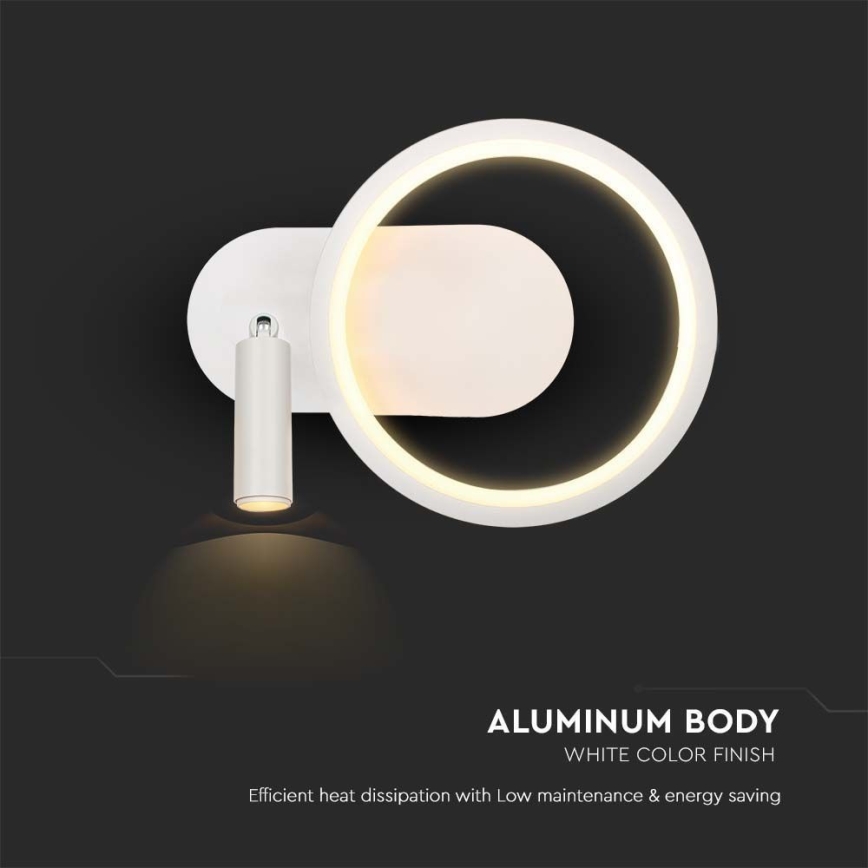 LED Wall light LED/14W/230V 3000K white