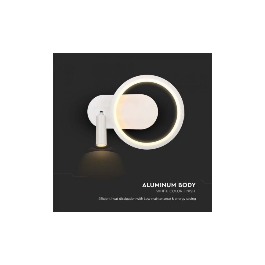 LED Wall light LED/14W/230V 4000K white