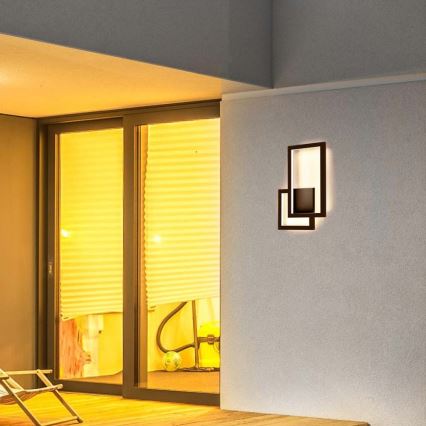 LED Wall light LED/20W/230V 3000K brown