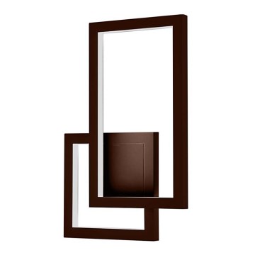LED Wall light LED/20W/230V 4000K brown