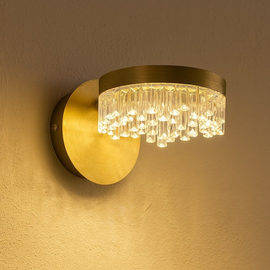 LED Wall Light LED/4W/230V Gold