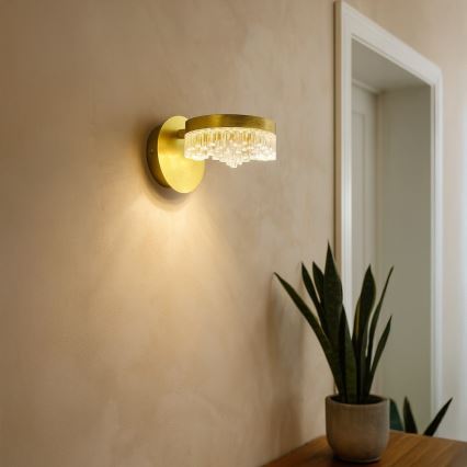 LED Wall Light LED/4W/230V Gold