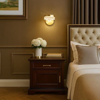 LED Wall Light LED/4W/230V Gold