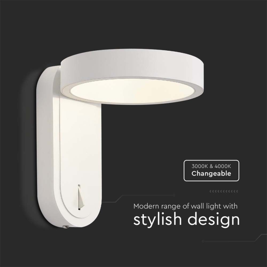 LED Wall light LED/5W/230V 3000K/4000K white