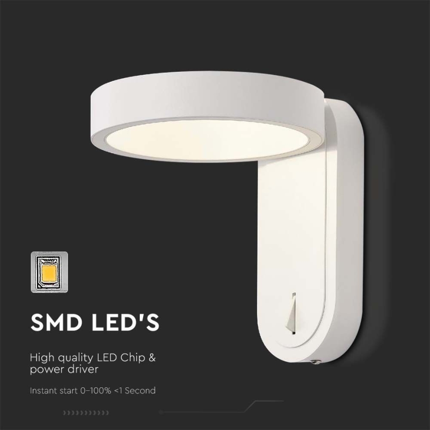 LED Wall light LED/5W/230V 3000K/4000K white