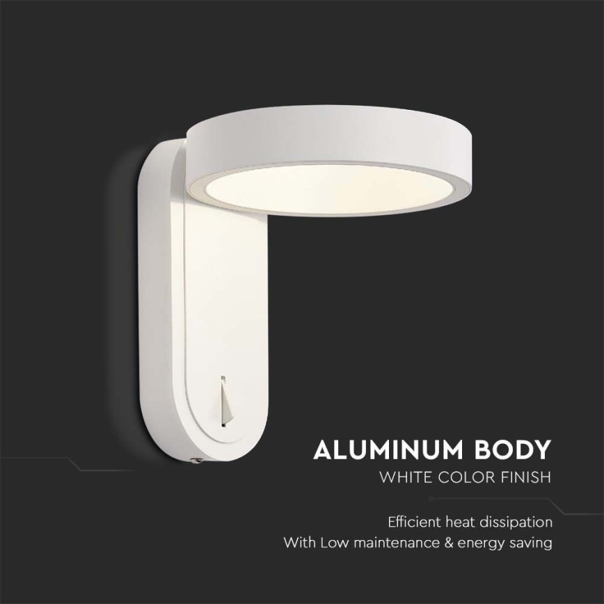 LED Wall light LED/5W/230V 3000K/4000K white