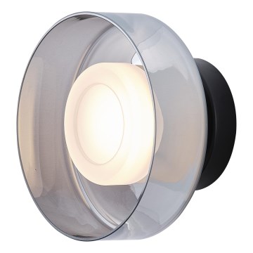 LED Wall light LED/8W/230V 3000K black/smoky