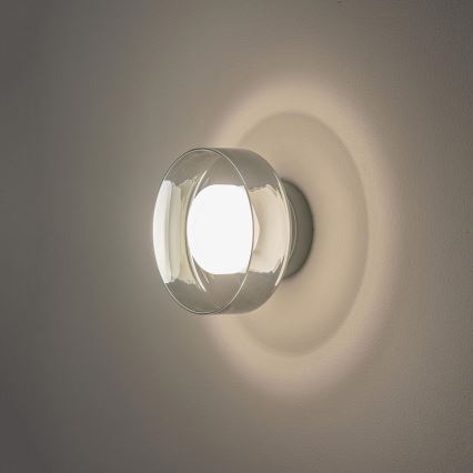LED Wall light LED/8W/230V 3000K black/smoky