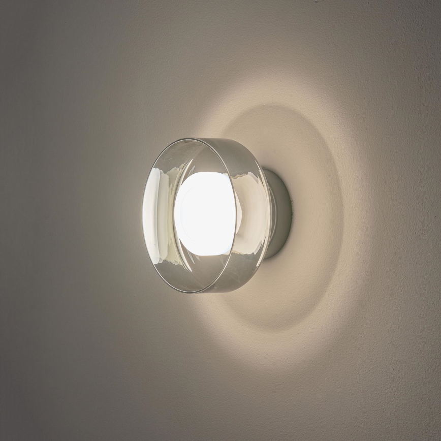 LED Wall light LED/8W/230V 3000K black/smoky