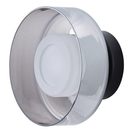 LED Wall light LED/8W/230V 3000K black/smoky
