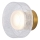 LED Wall light LED/8W/230V 3000K gold/clear