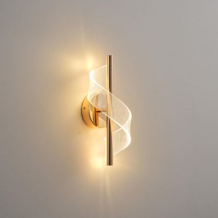 LED Wall light LED/8W/230V 3000K gold