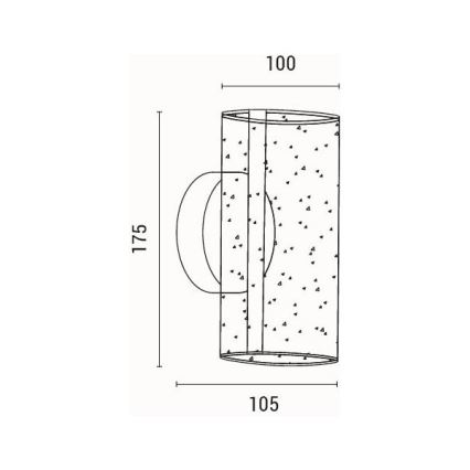 LED Wall light LED/8W/230V 3000K